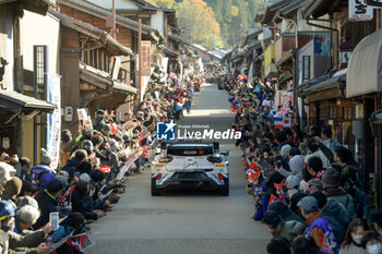 2024-11-23 - Driver Adrien Fourmaux And Co-Driver Alexandre Coria Of The Team M-Sport Ford World Rally Team Ford Puma Rally1 Hybrid,They Face 3rd The Day Of The Race During Fia World Rally Championship Wrc FORUM8 Rally Japan 2024 23 November, Okazaki Japan -  FIA WORLD RALLY CHAMPIONSHIP  WRC FORUM8 RALLY JAPAN 2024 - RALLY - MOTORS