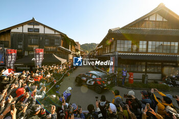 2024-11-23 - Driver Sebastien Ogier And Co-Driver Vincent Landais Of The Team Toyota Gazoo Racing Wrt,Toyota Gr Yaris Rally1 Hybrid,They Face 3rd The Day Of The Race During Fia World Rally Championship Wrc FORUM8 Rally Japan 2024 23 November, Okazaki Japan -  FIA WORLD RALLY CHAMPIONSHIP  WRC FORUM8 RALLY JAPAN 2024 - RALLY - MOTORS