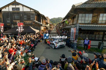 2024-11-23 - Driver Adrien Fourmaux And Co-Driver Alexandre Coria Of The Team M-Sport Ford World Rally Team Ford Puma Rally1 Hybrid,They Face 3rd The Day Of The Race During Fia World Rally Championship Wrc FORUM8 Rally Japan 2024 23 November, Okazaki Japan -  FIA WORLD RALLY CHAMPIONSHIP  WRC FORUM8 RALLY JAPAN 2024 - RALLY - MOTORS