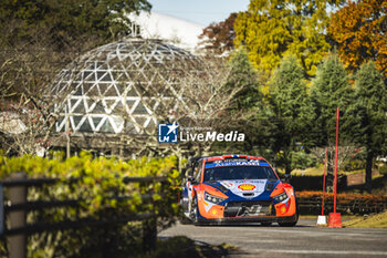 21/11/2024 - 09 MIKKELSEN Andreas, ERIKSEN Torstein, Hyundai I20 Rally1, action during the Rally Japan 2024, 13th round of the 2024 WRC World Rally Car Championship, from November 21 to 24, 2024 at Toyota, Aichi, Japan - AUTO - WRC - RALLY JAPAN 2024 - RALLY - MOTORI