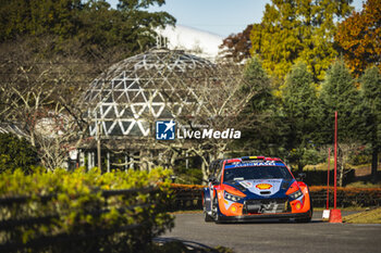 21/11/2024 - 11 NEUVILLE Thierry, WYDAEGHE Martijn, Hyundai I20 Rally1, action during the Rally Japan 2024, 13th round of the 2024 WRC World Rally Car Championship, from November 21 to 24, 2024 at Toyota, Aichi, Japan - AUTO - WRC - RALLY JAPAN 2024 - RALLY - MOTORI