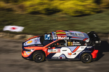 21/11/2024 - 11 NEUVILLE Thierry, WYDAEGHE Martijn, Hyundai I20 Rally1, action during the Rally Japan 2024, 13th round of the 2024 WRC World Rally Car Championship, from November 21 to 24, 2024 at Toyota, Aichi, Japan - AUTO - WRC - RALLY JAPAN 2024 - RALLY - MOTORI