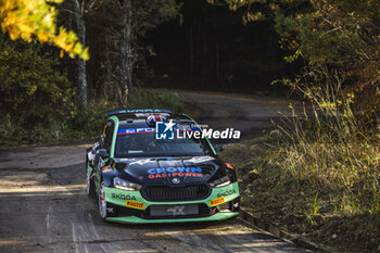 2024-11-23 - 25 GREENSMITH Gus, ANDERSSON Jonas, Skoda Fabia RS Rally2, action during the Rally Japan 2024, 13th round of the 2024 WRC World Rally Car Championship, from November 21 to 24, 2024 at Toyota, Aichi, Japan - AUTO - WRC - RALLY JAPAN 2024 - RALLY - MOTORS