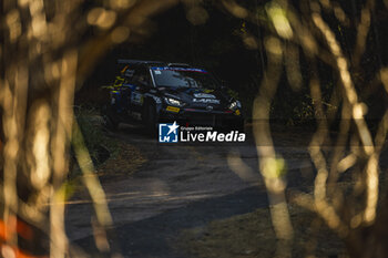 2024-11-23 - 34 KATSUTA Norihiko, KIMURA Yusuke, Toyota Yaris Rally2, action during the Rally Japan 2024, 13th round of the 2024 WRC World Rally Car Championship, from November 21 to 24, 2024 at Toyota, Aichi, Japan - AUTO - WRC - RALLY JAPAN 2024 - RALLY - MOTORS