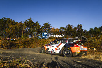 2024-11-23 - 08 TANAK Ott, JARVEOJA Martin, Hyundai I20 Rally1, action during the Rally Japan 2024, 13th round of the 2024 WRC World Rally Car Championship, from November 21 to 24, 2024 at Toyota, Aichi, Japan - AUTO - WRC - RALLY JAPAN 2024 - RALLY - MOTORS