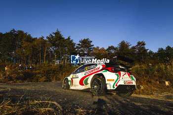 2024-11-23 - 30 INGRAM Christopher, KIHURANI Alexander, Toyota Yaris Rally2, action during the Rally Japan 2024, 13th round of the 2024 WRC World Rally Car Championship, from November 21 to 24, 2024 at Toyota, Aichi, Japan - AUTO - WRC - RALLY JAPAN 2024 - RALLY - MOTORS