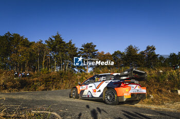 2024-11-23 - 11 NEUVILLE Thierry, WYDAEGHE Martijn, Hyundai I20 Rally1, action during the Rally Japan 2024, 13th round of the 2024 WRC World Rally Car Championship, from November 21 to 24, 2024 at Toyota, Aichi, Japan - AUTO - WRC - RALLY JAPAN 2024 - RALLY - MOTORS