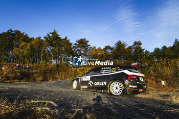 2024-11-23 - 22 KAJETANOWICZ Kajetan, SZCHZEPANIAK Maciej, Skoda Fabia RS Rally2, action during the Rally Japan 2024, 13th round of the 2024 WRC World Rally Car Championship, from November 21 to 24, 2024 at Toyota, Aichi, Japan - AUTO - WRC - RALLY JAPAN 2024 - RALLY - MOTORS