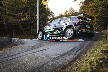 2024-11-24 - 25 GREENSMITH Gus, ANDERSSON Jonas, Skoda Fabia RS Rally2, action during the Rally Japan 2024, 13th round of the 2024 WRC World Rally Car Championship, from November 21 to 24, 2024 at Toyota, Aichi, Japan - AUTO - WRC - RALLY JAPAN 2024 - RALLY - MOTORS