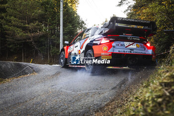 2024-11-24 - 11 NEUVILLE Thierry, WYDAEGHE Martijn, Hyundai I20 Rally1, action during the Rally Japan 2024, 13th round of the 2024 WRC World Rally Car Championship, from November 21 to 24, 2024 at Toyota, Aichi, Japan - AUTO - WRC - RALLY JAPAN 2024 - RALLY - MOTORS