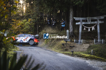 2024-11-24 - 08 TANAK Ott, JARVEOJA Martin, Hyundai I20 Rally1, action during the Rally Japan 2024, 13th round of the 2024 WRC World Rally Car Championship, from November 21 to 24, 2024 at Toyota, Aichi, Japan - AUTO - WRC - RALLY JAPAN 2024 - RALLY - MOTORS