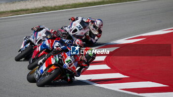 2024-03-23 - N°21 Michael Ruben Rinaldi ITA Ducati Panigale V4 R Team Motocorsa Racing - PIRELLI CATALUNYA ROUND - ROUND 2 - RACE1 - SUPERBIKE - MOTORS