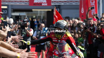 2024-03-23 - N°1 Alvaro Bautista ESP Ducati Panigale V4R ARUBA.IT Racing - Ducati - PIRELLI CATALUNYA ROUND - ROUND 2 - RACE1 - SUPERBIKE - MOTORS