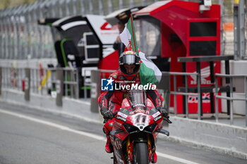2024-03-24 - N°11 Nicolo Bulega ITA Ducati Panigale V4R ARUBA.IT Racing - PIRELLI CATALUNYA ROUND - ROUND 2 - RACE2 - SUPERBIKE - MOTORS