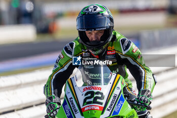 2024-06-16 - Alex Lowes (GBR) Kawasaki ZX-10RR, Kawasaki Racing Team WorldSBK during FIM Superbike World Championship Pirelli Emilia-Romagna Round at Misano World Circuit, Misano Adriatico, Italy on June 16, 2024 - ROUND 04 EMILIA-ROMAGNA ROUND - SUPERPOLERACE AND RACE 2 - SUPERBIKE - MOTORS