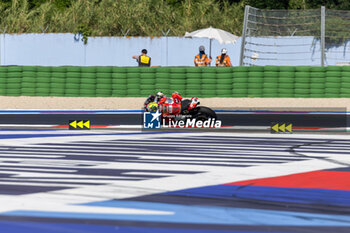 2024-06-16 - Alvaro Bautista (ESP) Ducati Panigale V4R, Aruba.It Racing - Ducati during FIM Superbike World Championship Pirelli 
Emilia-Romagna Round at Misano World Circuit, Misano Adriatico, Italy on June 16, 2024 - ROUND 04 EMILIA-ROMAGNA ROUND - SUPERPOLERACE AND RACE 2 - SUPERBIKE - MOTORS