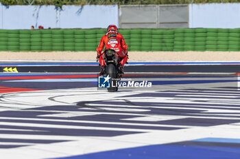 2024-06-16 - Nicolo Bulega (ITA) Ducati Panigale V4R, Aruba.It Racing - Ducati during FIM Superbike World Championship Pirelli 
Emilia-Romagna Round at Misano World Circuit, Misano Adriatico, Italy on June 16, 2024 - ROUND 04 EMILIA-ROMAGNA ROUND - SUPERPOLERACE AND RACE 2 - SUPERBIKE - MOTORS