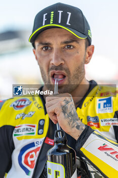 2024-06-16 - Andrea Iannone (ITA) Ducati Panigale V4R, Team Go Eleven during FIM Superbike World Championship Pirelli 
Emilia-Romagna Round at Misano World Circuit, Misano Adriatico, Italy on June 16, 2024 - ROUND 04 EMILIA-ROMAGNA ROUND - SUPERPOLERACE AND RACE 2 - SUPERBIKE - MOTORS