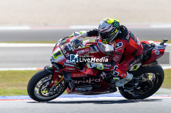 2024-06-16 - Alvaro Bautista (ESP) Ducati Panigale V4R, Aruba.It Racing - Ducati during FIM Superbike World Championship Pirelli 
Emilia-Romagna Round at Misano World Circuit, Misano Adriatico, Italy on June 16, 2024 - ROUND 04 EMILIA-ROMAGNA ROUND - SUPERPOLERACE AND RACE 2 - SUPERBIKE - MOTORS