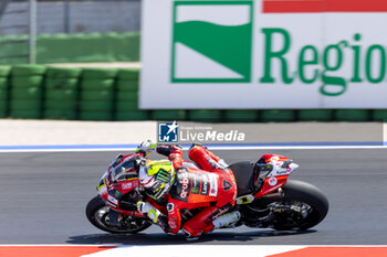 2024-06-16 - Alvaro Bautista (ESP) Ducati Panigale V4R, Aruba.It Racing - Ducati during FIM Superbike World Championship Pirelli 
Emilia-Romagna Round at Misano World Circuit, Misano Adriatico, Italy on June 16, 2024 - ROUND 04 EMILIA-ROMAGNA ROUND - SUPERPOLERACE AND RACE 2 - SUPERBIKE - MOTORS