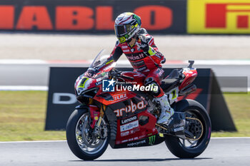 2024-06-16 - Alvaro Bautista (ESP) Ducati Panigale V4R, Aruba.It Racing - Ducati during FIM Superbike World Championship Pirelli 
Emilia-Romagna Round at Misano World Circuit, Misano Adriatico, Italy on June 16, 2024 - ROUND 04 EMILIA-ROMAGNA ROUND - SUPERPOLERACE AND RACE 2 - SUPERBIKE - MOTORS