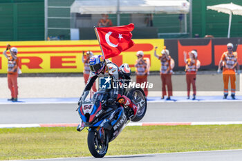 2024-06-16 - Toprak Razgatlioglu (TUR) BMW M 1000 RR, Rokit BMW Motorrad WorldSBK Team during FIM Superbike World Championship Pirelli Emilia-Romagna Round at Misano World Circuit, Misano Adriatico, Italy on June 16, 2024 - ROUND 04 EMILIA-ROMAGNA ROUND - SUPERPOLERACE AND RACE 2 - SUPERBIKE - MOTORS