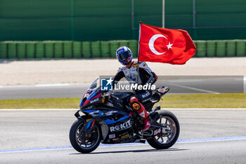 2024-06-16 - Toprak Razgatlioglu (TUR) BMW M 1000 RR, Rokit BMW Motorrad WorldSBK Team during FIM Superbike World Championship Pirelli Emilia-Romagna Round at Misano World Circuit, Misano Adriatico, Italy on June 16, 2024 - ROUND 04 EMILIA-ROMAGNA ROUND - SUPERPOLERACE AND RACE 2 - SUPERBIKE - MOTORS