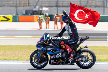 2024-06-16 - Toprak Razgatlioglu (TUR) BMW M 1000 RR, Rokit BMW Motorrad WorldSBK Team during FIM Superbike World Championship Pirelli Emilia-Romagna Round at Misano World Circuit, Misano Adriatico, Italy on June 16, 2024 - ROUND 04 EMILIA-ROMAGNA ROUND - SUPERPOLERACE AND RACE 2 - SUPERBIKE - MOTORS