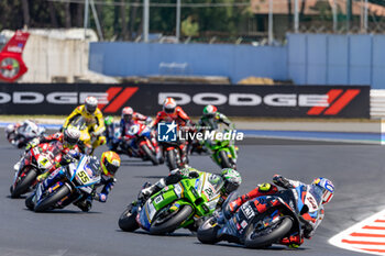 2024-06-16 - Toprak Razgatlioglu (TUR) BMW M 1000 RR, Rokit BMW Motorrad WorldSBK Team during FIM Superbike World Championship Pirelli Emilia-Romagna Round at Misano World Circuit, Misano Adriatico, Italy on June 16, 2024 - ROUND 04 EMILIA-ROMAGNA ROUND - SUPERPOLERACE AND RACE 2 - SUPERBIKE - MOTORS