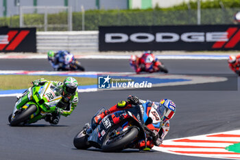 2024-06-16 - Toprak Razgatlioglu (TUR) BMW M 1000 RR, Rokit BMW Motorrad WorldSBK Team during FIM Superbike World Championship Pirelli Emilia-Romagna Round at Misano World Circuit, Misano Adriatico, Italy on June 16, 2024 - ROUND 04 EMILIA-ROMAGNA ROUND - SUPERPOLERACE AND RACE 2 - SUPERBIKE - MOTORS