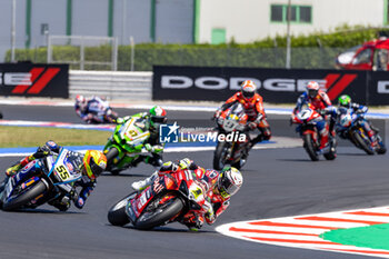 2024-06-16 - Alvaro Bautista (ESP) Ducati Panigale V4R, Aruba.It Racing - Ducati during FIM Superbike World Championship Pirelli 
Emilia-Romagna Round at Misano World Circuit, Misano Adriatico, Italy on June 16, 2024 - ROUND 04 EMILIA-ROMAGNA ROUND - SUPERPOLERACE AND RACE 2 - SUPERBIKE - MOTORS