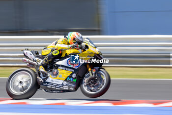 2024-06-16 - Andrea Iannone (ITA) Ducati Panigale V4R, Team Go Eleven during FIM Superbike World Championship Pirelli 
Emilia-Romagna Round at Misano World Circuit, Misano Adriatico, Italy on June 16, 2024 - ROUND 04 EMILIA-ROMAGNA ROUND - SUPERPOLERACE AND RACE 2 - SUPERBIKE - MOTORS