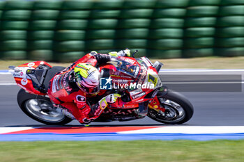 2024-06-16 - Alvaro Bautista (ESP) Ducati Panigale V4R, Aruba.It Racing - Ducati during FIM Superbike World Championship Pirelli 
Emilia-Romagna Round at Misano World Circuit, Misano Adriatico, Italy on June 16, 2024 - ROUND 04 EMILIA-ROMAGNA ROUND - SUPERPOLERACE AND RACE 2 - SUPERBIKE - MOTORS