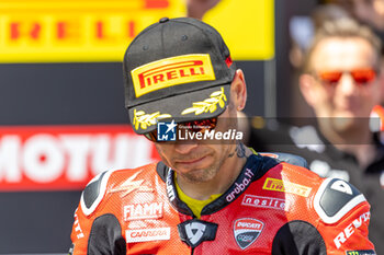 2024-06-16 - Alvaro Bautista (ESP) Ducati Panigale V4R, Aruba.It Racing - Ducati during FIM Superbike World Championship Pirelli 
Emilia-Romagna Round at Misano World Circuit, Misano Adriatico, Italy on June 16, 2024 - ROUND 04 EMILIA-ROMAGNA ROUND - SUPERPOLERACE AND RACE 2 - SUPERBIKE - MOTORS