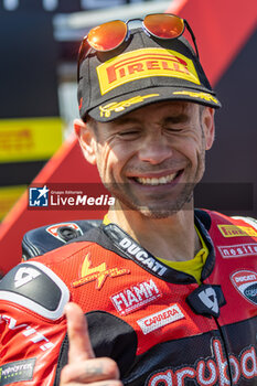 2024-06-16 - Alvaro Bautista (ESP) Ducati Panigale V4R, Aruba.It Racing - Ducati during FIM Superbike World Championship Pirelli 
Emilia-Romagna Round at Misano World Circuit, Misano Adriatico, Italy on June 16, 2024 - ROUND 04 EMILIA-ROMAGNA ROUND - SUPERPOLERACE AND RACE 2 - SUPERBIKE - MOTORS