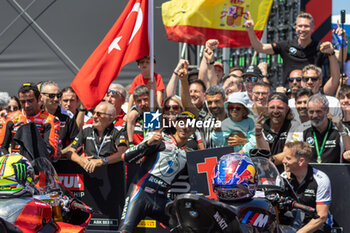 2024-06-16 - Toprak Razgatlioglu (TUR) BMW M 1000 RR, Rokit BMW Motorrad WorldSBK Team during FIM Superbike World Championship Pirelli Emilia-Romagna Round at Misano World Circuit, Misano Adriatico, Italy on June 16, 2024 - ROUND 04 EMILIA-ROMAGNA ROUND - SUPERPOLERACE AND RACE 2 - SUPERBIKE - MOTORS