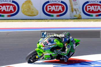 2024-06-14 - Alex Lowes (GBR) Kawasaki ZX-10RR, Kawasaki Racing Team WorldSBK during FIM Superbike World Championship Pirelli 
Emilia-Romagna Round at Misano World Circuit, Misano Adriatico, Italy on June 14, 2024 - SBK - FREE PRACTICE PIRELLI EMILIA-ROMAGNA ROUND  - SUPERBIKE - MOTORS