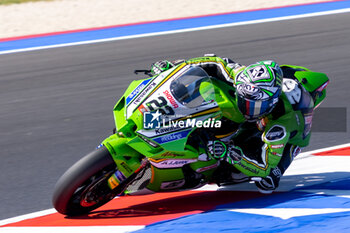 2024-06-14 - Alex Lowes (GBR) Kawasaki ZX-10RR, Kawasaki Racing Team WorldSBK during FIM Superbike World Championship Pirelli 
Emilia-Romagna Round at Misano World Circuit, Misano Adriatico, Italy on June 14, 2024 - SBK - FREE PRACTICE PIRELLI EMILIA-ROMAGNA ROUND  - SUPERBIKE - MOTORS