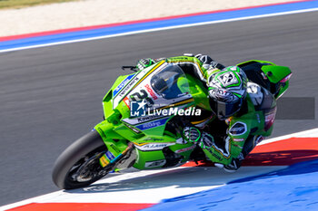 2024-06-14 - Alex Lowes (GBR) Kawasaki ZX-10RR, Kawasaki Racing Team WorldSBK during FIM Superbike World Championship Pirelli 
Emilia-Romagna Round at Misano World Circuit, Misano Adriatico, Italy on June 14, 2024 - SBK - FREE PRACTICE PIRELLI EMILIA-ROMAGNA ROUND  - SUPERBIKE - MOTORS