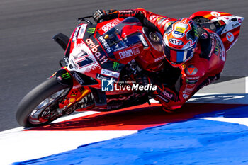 2024-06-14 - Nicolo Bulega (ITA) Ducati Panigale V4R, Aruba.It Racing - Ducati during FIM Superbike World Championship Pirelli 
Emilia-Romagna Round at Misano World Circuit, Misano Adriatico, Italy on June 14, 2024 - SBK - FREE PRACTICE PIRELLI EMILIA-ROMAGNA ROUND  - SUPERBIKE - MOTORS