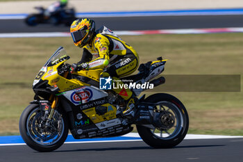 2024-06-14 - Andrea Iannone (ITA) Ducati Panigale V4R, Team Go Eleven during FIM Superbike World Championship Pirelli 
Emilia-Romagna Round at Misano World Circuit, Misano Adriatico, Italy on June 14, 2024 - SBK - FREE PRACTICE PIRELLI EMILIA-ROMAGNA ROUND  - SUPERBIKE - MOTORS