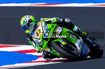 2024-06-14 - Axel Bassani (ITA) Kawasaki ZX-10RR, Kawasaki Racing Team WorldSBK during FIM Superbike World Championship Pirelli 
Emilia-Romagna Round at Misano World Circuit, Misano Adriatico, Italy on June 14, 2024 - SBK - FREE PRACTICE PIRELLI EMILIA-ROMAGNA ROUND  - SUPERBIKE - MOTORS