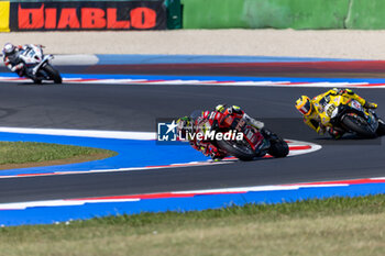 2024-06-14 - Alvaro Bautista (ESP) Ducati Panigale V4R, Aruba.It Racing - Ducati and Andrea Iannone (ITA) Ducati Panigale V4R, Team Go Eleven during FIM Superbike World Championship Pirelli 
Emilia-Romagna Round at Misano World Circuit, Misano Adriatico, Italy on June 14, 2024 - SBK - FREE PRACTICE PIRELLI EMILIA-ROMAGNA ROUND  - SUPERBIKE - MOTORS