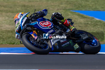 2024-06-14 - Andrea Locatelli (ITA) Yamaha YZF R1, Pata Prometeon Yamaha during FIM Superbike World Championship Pirelli 
Emilia-Romagna Round at Misano World Circuit, Misano Adriatico, Italy on June 14, 2024 - SBK - FREE PRACTICE PIRELLI EMILIA-ROMAGNA ROUND  - SUPERBIKE - MOTORS