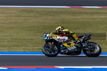 2024-06-14 - Andrea Iannone (ITA) Ducati Panigale V4R, Team Go Eleven during FIM Superbike World Championship Pirelli 
Emilia-Romagna Round at Misano World Circuit, Misano Adriatico, Italy on June 14, 2024 - SBK - FREE PRACTICE PIRELLI EMILIA-ROMAGNA ROUND  - SUPERBIKE - MOTORS