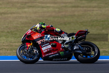 2024-06-14 - Alvaro Bautista (ESP) Ducati Panigale V4R, Aruba.It Racing - Ducati during FIM Superbike World Championship Pirelli 
Emilia-Romagna Round at Misano World Circuit, Misano Adriatico, Italy on June 14, 2024 - SBK - FREE PRACTICE PIRELLI EMILIA-ROMAGNA ROUND  - SUPERBIKE - MOTORS