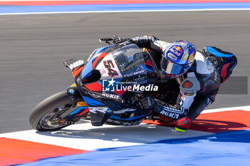 2024-06-14 - Toprak Razgatlioglu (TUR) BMW M 1000 RR, Rokit BMW Motorrad WorldSBK Team during FIM Superbike World Championship Pirelli 
Emilia-Romagna Round at Misano World Circuit, Misano Adriatico, Italy on June 14, 2024 - SBK - FREE PRACTICE PIRELLI EMILIA-ROMAGNA ROUND  - SUPERBIKE - MOTORS