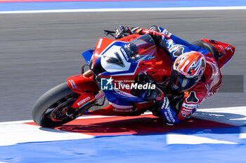 2024-06-14 - Iker Lecuona (ITA) Honda CBR1000 RR-R, Team HRC during FIM Superbike World Championship Pirelli 
Emilia-Romagna Round at Misano World Circuit, Misano Adriatico, Italy on June 14, 2024 - SBK - FREE PRACTICE PIRELLI EMILIA-ROMAGNA ROUND  - SUPERBIKE - MOTORS