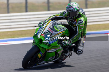 2024-06-14 - Alex Lowes (GBR) Kawasaki ZX-10RR, Kawasaki Racing Team WorldSBK during FIM Superbike World Championship Pirelli 
Emilia-Romagna Round at Misano World Circuit, Misano Adriatico, Italy on June 14, 2024 - SBK - FREE PRACTICE PIRELLI EMILIA-ROMAGNA ROUND  - SUPERBIKE - MOTORS