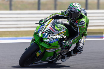 2024-06-14 - Alex Lowes (GBR) Kawasaki ZX-10RR, Kawasaki Racing Team WorldSBK during FIM Superbike World Championship Pirelli 
Emilia-Romagna Round at Misano World Circuit, Misano Adriatico, Italy on June 14, 2024 - SBK - FREE PRACTICE PIRELLI EMILIA-ROMAGNA ROUND  - SUPERBIKE - MOTORS